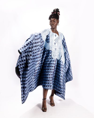 Grand boubou brodé Adiré
